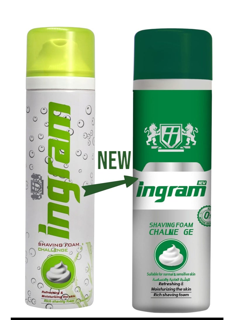 إنجرام فوم حلاقة تشالنج 200 مل - Image 1