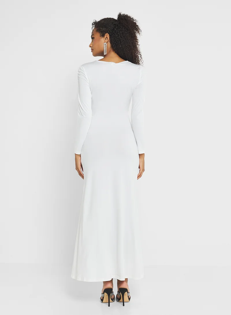 Ginger Draped Bodycon Dress