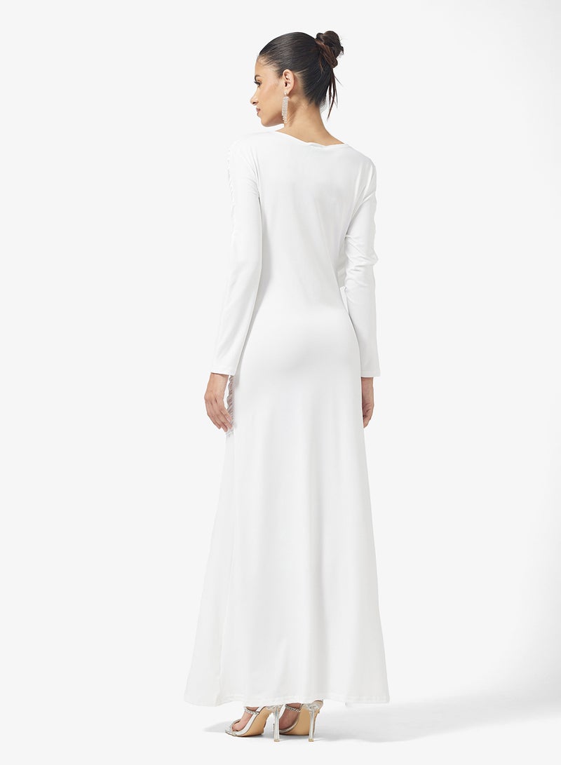 جينجر فستان ضيق بكسرات - Image 2