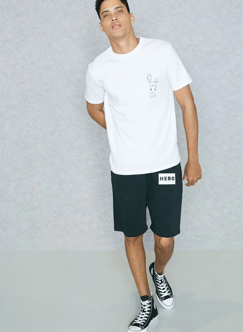 Hero's Heroine Logo Shorts