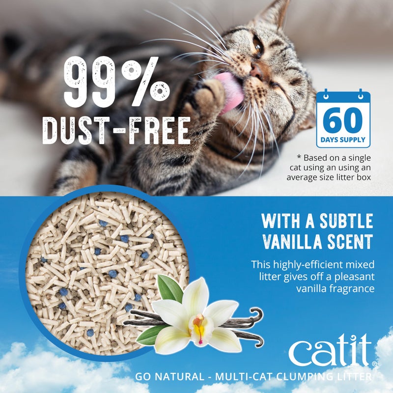 Catit Go Natural Plant-Based Cat Litter, Sustainable and Eco-Friendly, 99% Dust-Free, Low Tracking, High Absorption, Odor Control, Easy to Scoop - Image 5