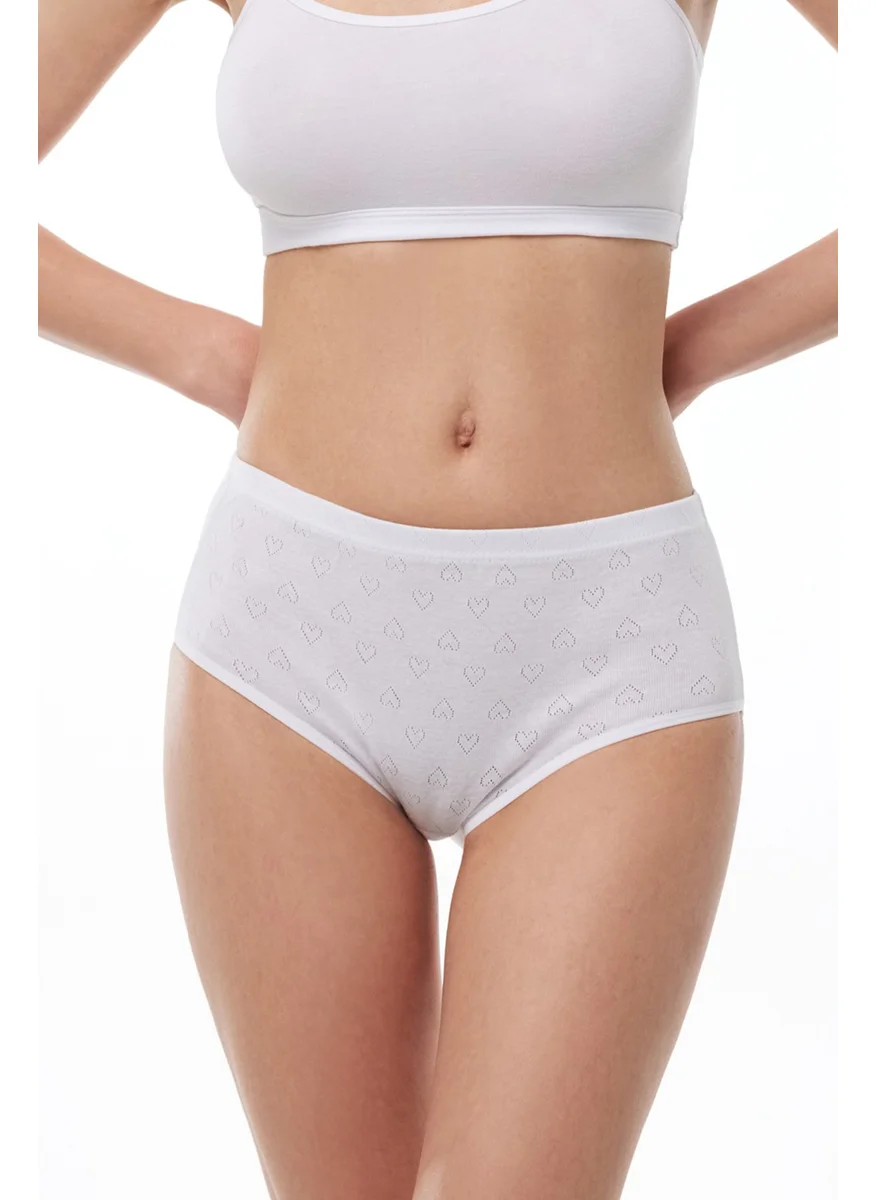 مالابادي Women 6 Pack High Waist Jacquard Cotton Slip 350