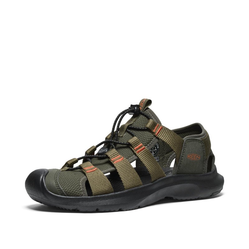 KEEN Mens Seanik H2 Durable Lightweight Comfortable Hybrid Water Sandals Forest NightDark Olive 9