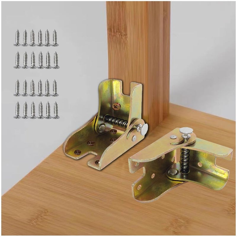 KAFENDA Folding BracketselfLocking HingeLeg Accessories and Gussetsfor Folding Legs Folding Work Table Kitchen Folding Table Extension  - Image 1