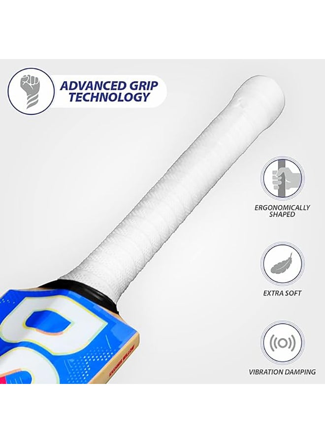 DSC Intense Zing Kashmir Willow Cricket Bat | Size: Short Handle | Ball_ type : Leather Ball, Playing Style | All-Round - Image 3