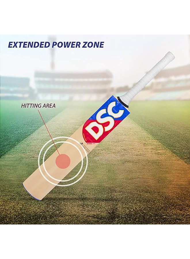 DSC Intense Zing Kashmir Willow Cricket Bat | Size: Short Handle | Ball_ type : Leather Ball, Playing Style | All-Round - Image 2
