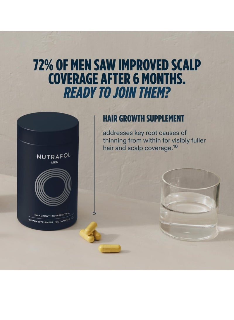 NUTRAFOL - Nutrafol 2-in-1 Shampoo and Conditioner for Men with Thinning Hair, Hydrates, Boosts Visible Volume, Unclogs Follicles, Microbiome-Friendly, 8.1 Fl Oz - Image 1