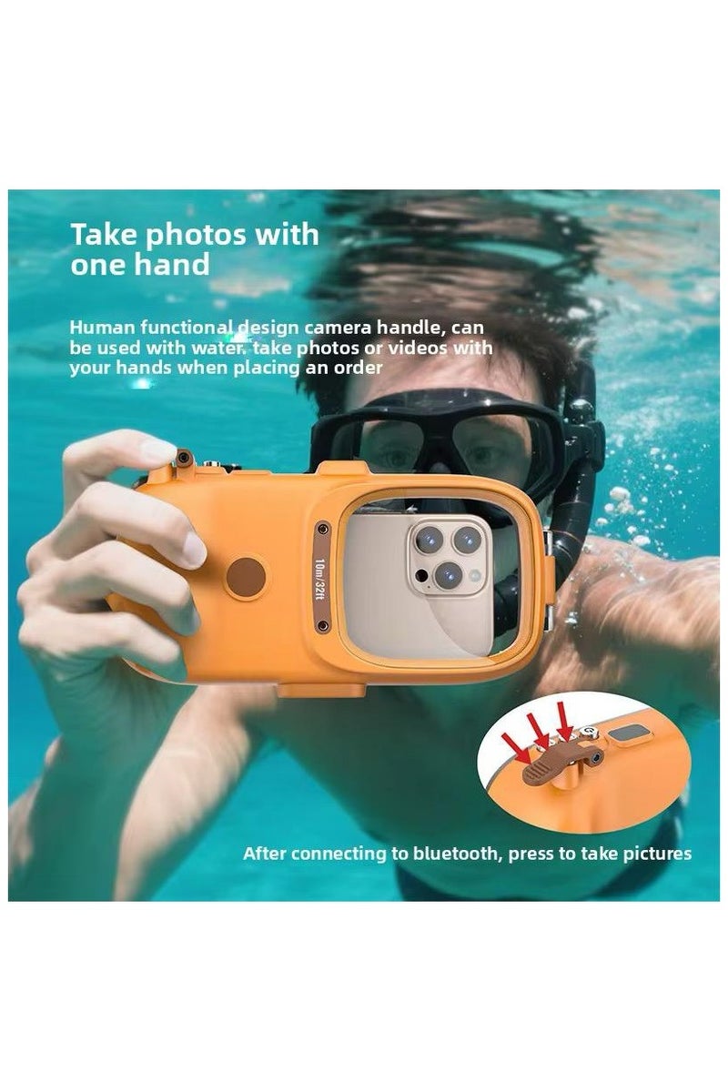 BlueFire Universal IPX8 Waterproof Diving Case up to 15M for Smartphones up to 7", Bluetooth Control, HD Scratch-Resistant Lens, 30H Battery Life – Compatible with iPhone, Samsung, Huawei, Xiaomi, OPPO and More - Image 3
