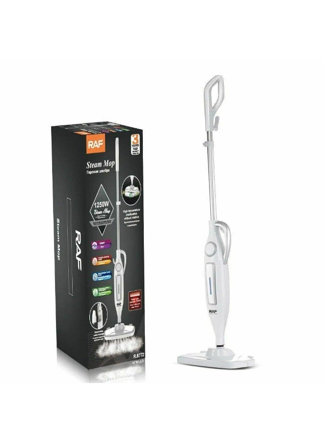 RAF R.8772 Multi-Purpose Steam Cleaner 1250W – 330ml Water Tank, High-Temperature Steam Cleaning & Sanitizing, 3-Year Warranty - Image 1