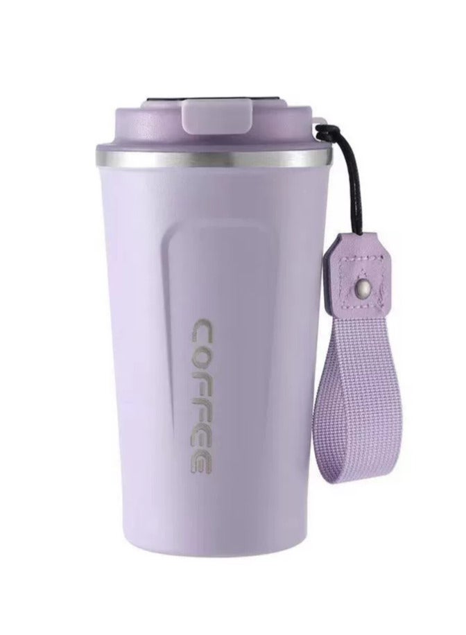 Coffee Intelligent Digital Display 510ml 304 Stainless Steel Coffee Cup Thermal Mug Office Termal Cafe Travel Insulated Bottle,Vacuum Insulated Travel Mug, Leakproof Double Wall Stainless Steel Reusable Coffee Cup with Lid for Hot and Cold Drinks - Image 1