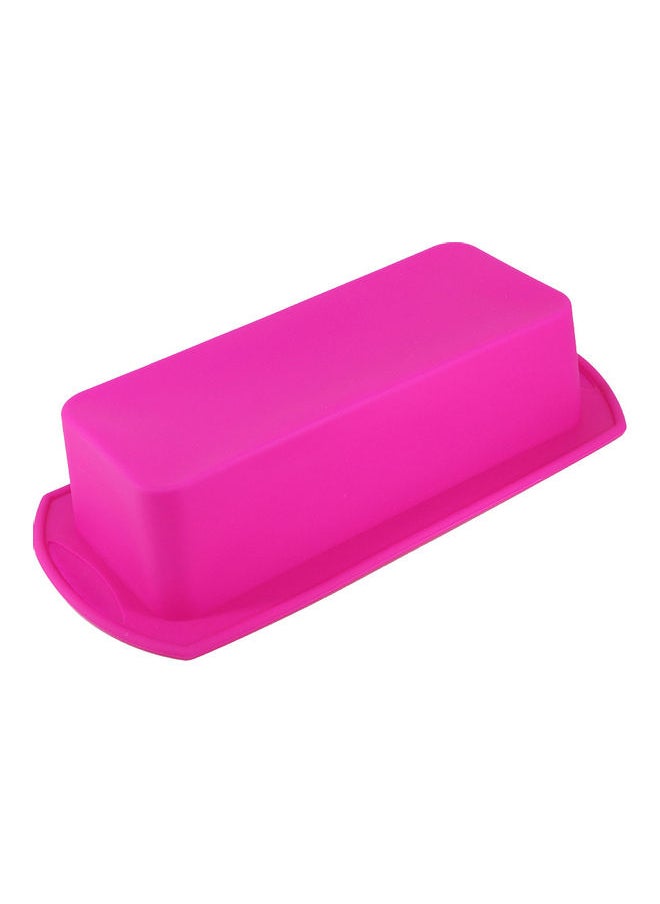 NIBEMINENT 2-Piece Silicone Non-stick Cake Bread Loaf Making Mould Pink  - Image 3