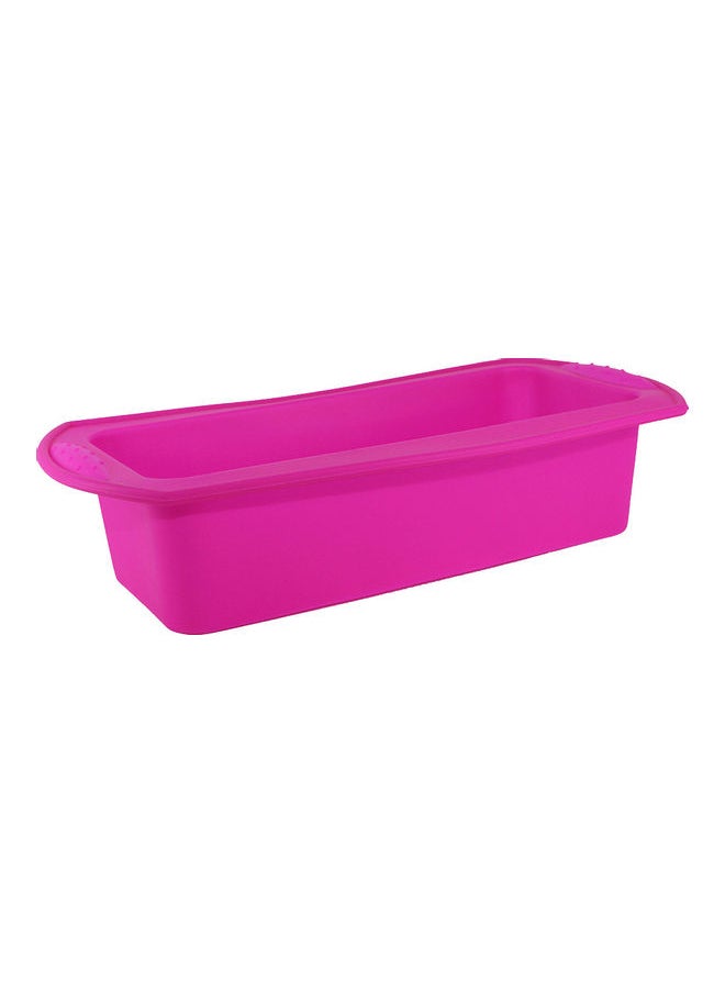 NIBEMINENT 2-Piece Silicone Non-stick Cake Bread Loaf Making Mould Pink  - Image 2
