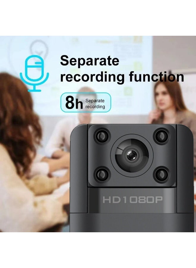 كاميرات جيب صغيرة محمولة بدقة 1080 بكسل مع مشبك خلفي، كاميرات صغيرة سهلة الاستخدام، كاميرات حركة قابلة للارتداء، كاميرات فيديو محمولة ممتازة يمكن تثبيتها في أي مكان، مع خاصية التصوير، والرؤية الليلية، والتسجيل الحلقي، كاميرا متعددة الوظائف مناسبة لمراقبة حركة المرور، وتسجيل الاجتماعات، وتسجيل الأحداث الرياضية، وتسجيل القيادة، وتسجيل ركوب الدراجات النارية، والمراقبة المنزلية، وحماية الدراجات/الحيوانات الأليفة/المنزل/السلامة الشخصية/الأمن/الجري/ركوب الدراجات/السفر والمزيد. - Image 3
