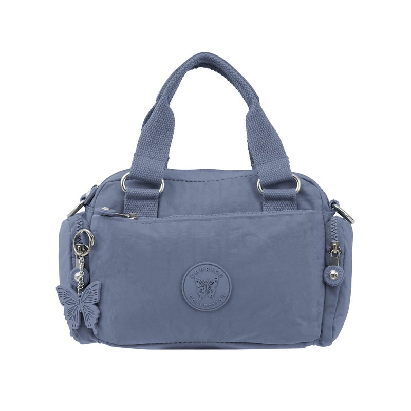 CAPRICE COLLECTION Unisex Mini Crossbody Bag – Blue, Water-Resistant Nylon, Lightweight, 3.5L - Image 1