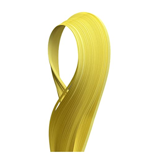 ODETOJOY Quilling Strips 5mm Paper Quilling Set 120pcs Strips 52CM Solid Color Origami Paper DIY Hand Crafts Quilling Paper Strips (Yellow) - Image 2