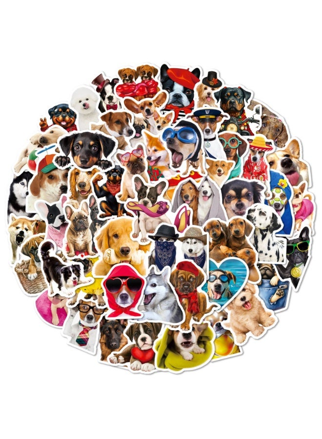 NIBEMINENT 50 Pcs KRealistic Puppy Deco Kit Waterproof Stickers, High Definition Printing Bright Colors, Suitable for Laptop Skateboard Luggage Water Bottle Guitar DIY - Image 2