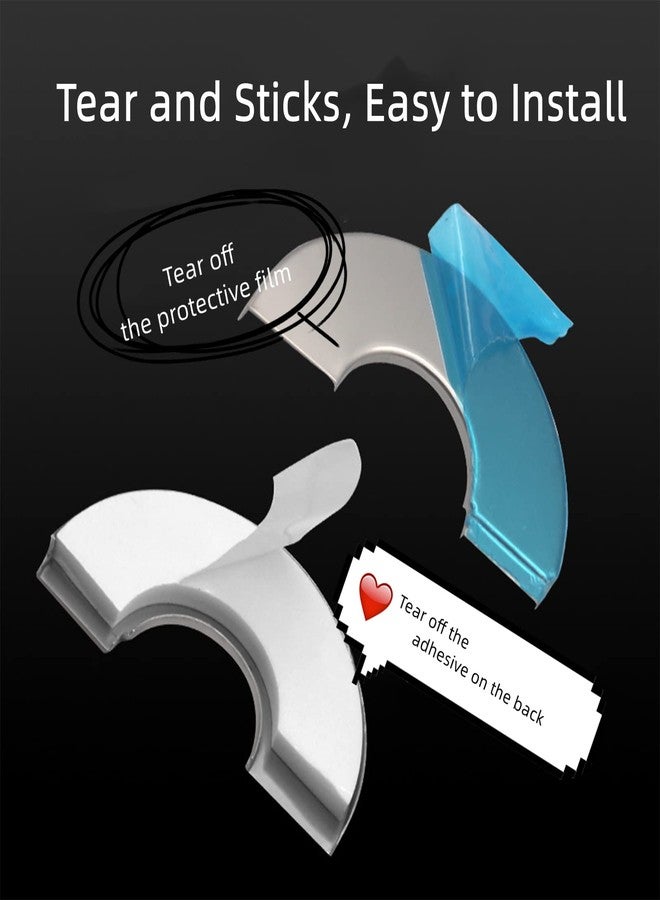 Tsnamay شفة تسنامي المنقسمة على الحائط، صفيحة دائرية من الفولاذ المقاوم للصدأ لأنابيب بقطر 2 بوصة/51 مم، عبوة من قطعتين - Image 4