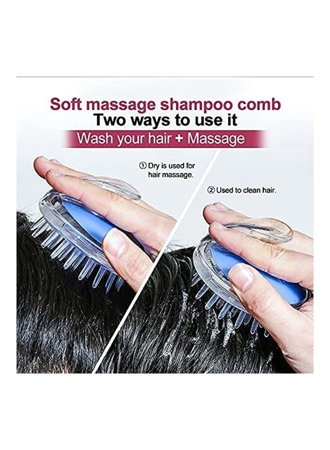 NIBEMINENT Shampoo Massage Brush Multicolour - Image 5