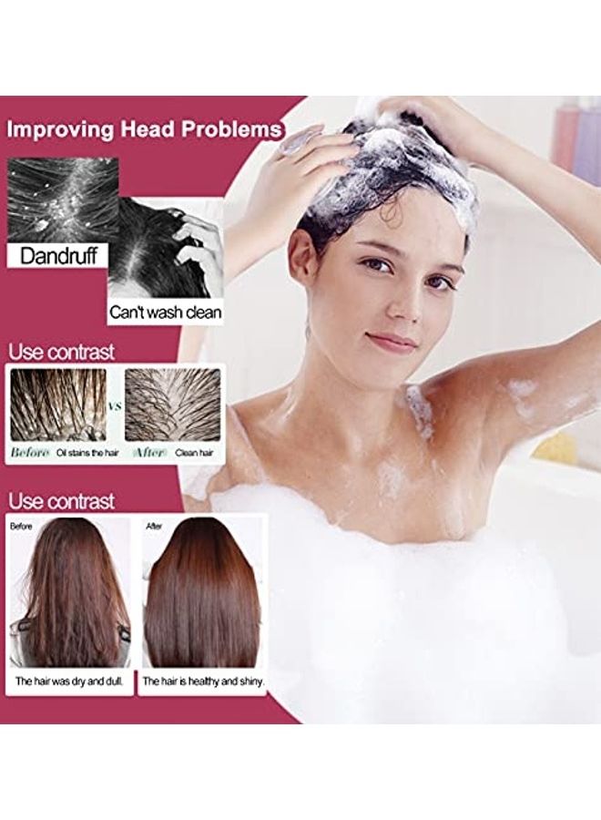 NIBEMINENT Shampoo Massage Brush Multicolour - Image 3