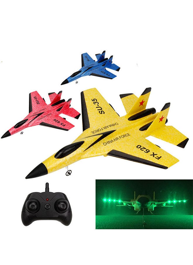 RC Airplane 2.4GHz RC Plane Gliding SU-35 Aircraft Model EPP Flight Toys 3-axis Gyro Stability for Adults Kids Boys 2 Battery  - Image 5