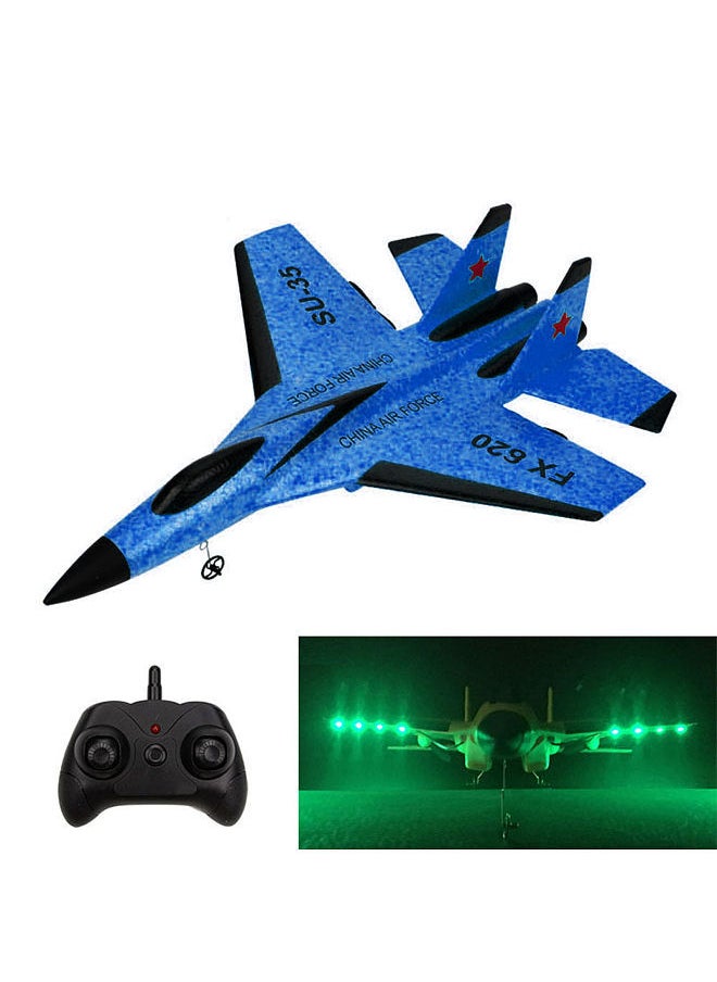 RC Airplane 2.4GHz RC Plane Gliding SU-35 Aircraft Model EPP Flight Toys 3-axis Gyro Stability for Adults Kids Boys 2 Battery  - Image 4