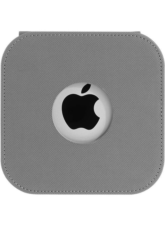 Apple mac Mini 2024 Leather Case Protective Case - grey - Image 4