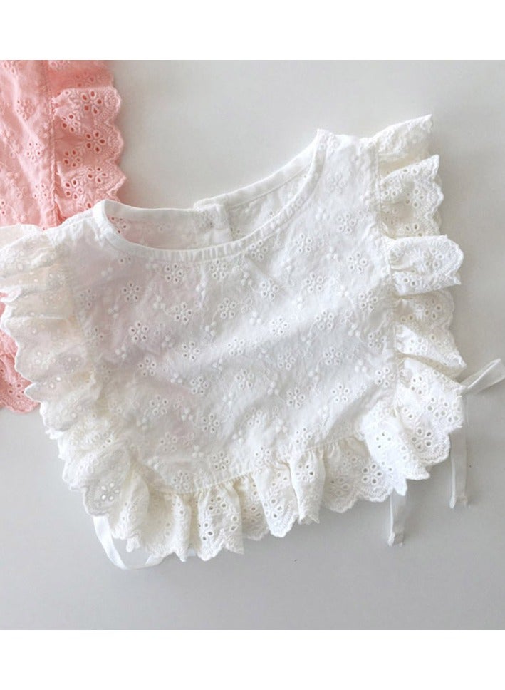 KUYING Lace Patterned Bib 