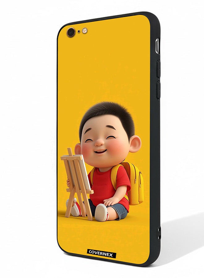 Covernex Apple iPhone 6 Plus Protective Case Cover Printed Featuring Little Artist - Image 1