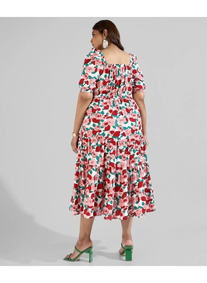 انستافاب بلس فساتين نسائية أنيقة بتصميم جرافيك كاجوال من إنستافاب بلس