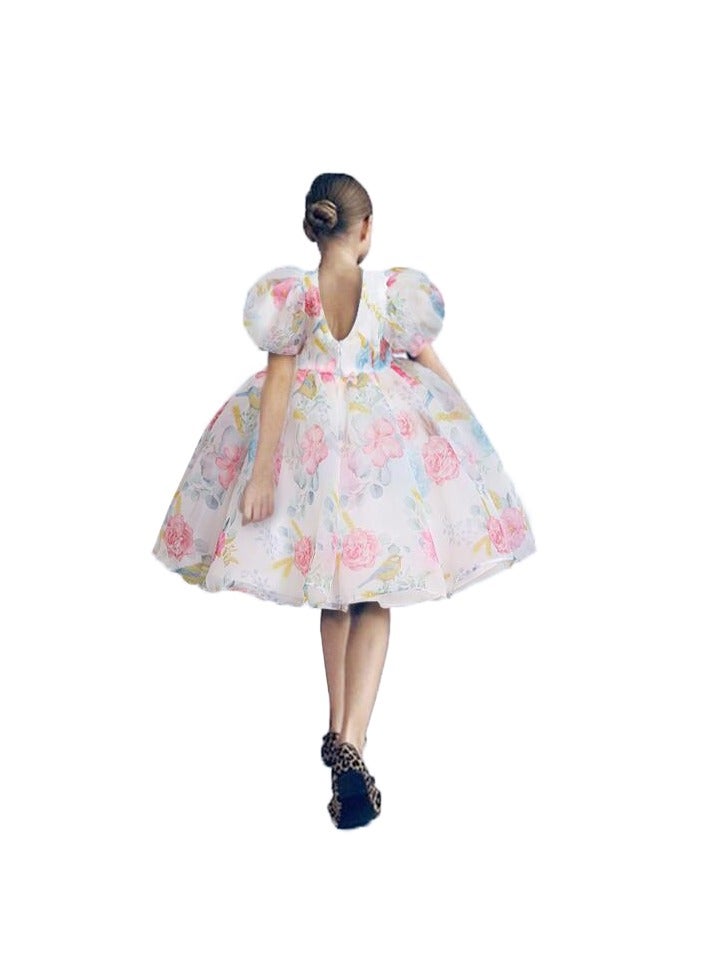 D'Daniela Floral Organza Dress - Image 5