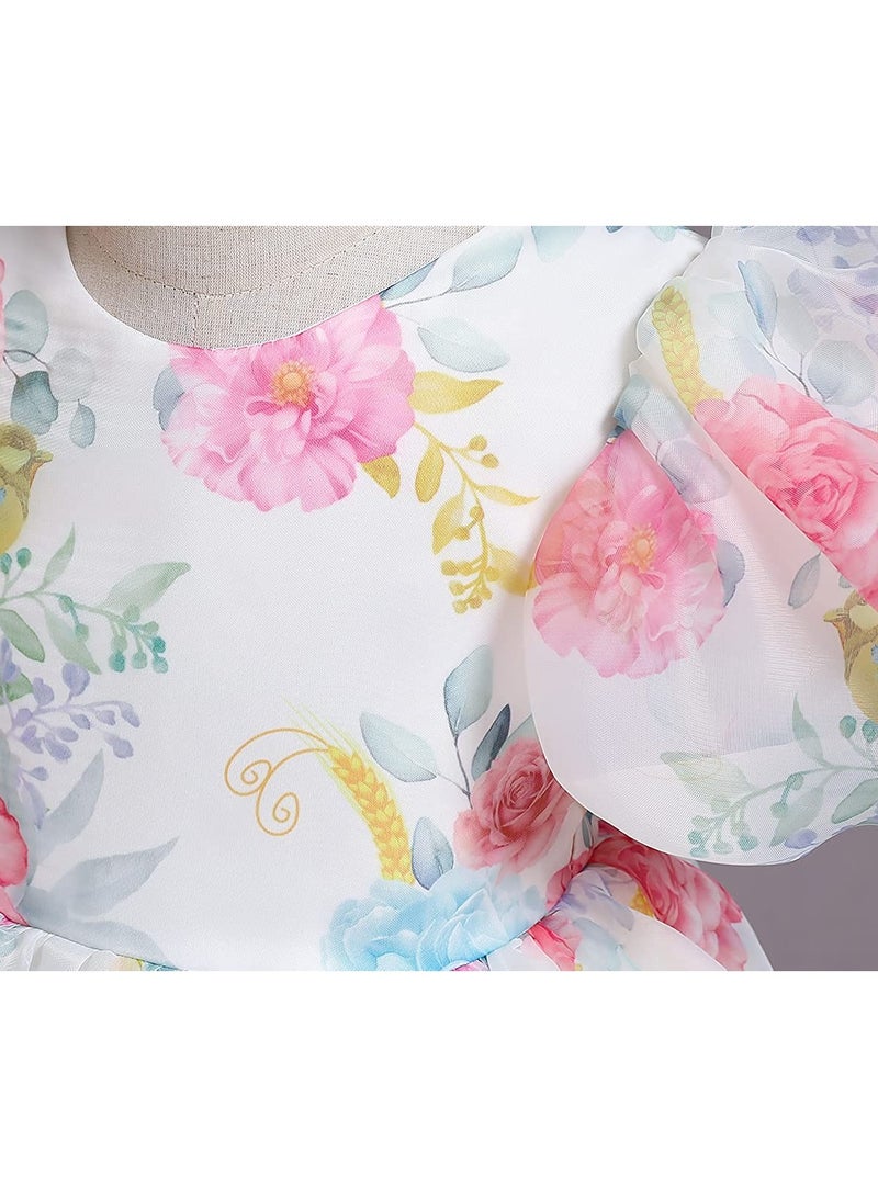 D'Daniela Floral Organza Dress - Image 4