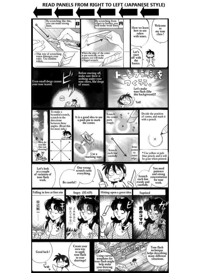 Deleter Screen Tone Jr JR-403 [ Halftone Gradation Pattern 60L/5%-90% ] [Sheet Size 182x253mm (7.16"x9.96")] For Comic Manga Illustration - Image 4