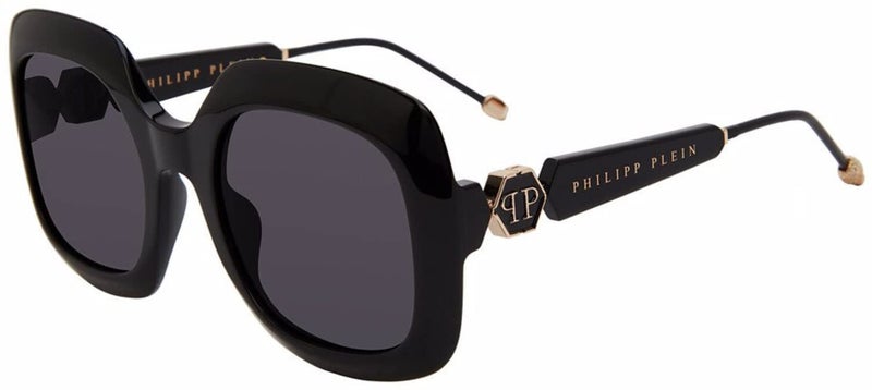 Philipp Plein Sunglasses SPP 065 S 0700 Shiny Black