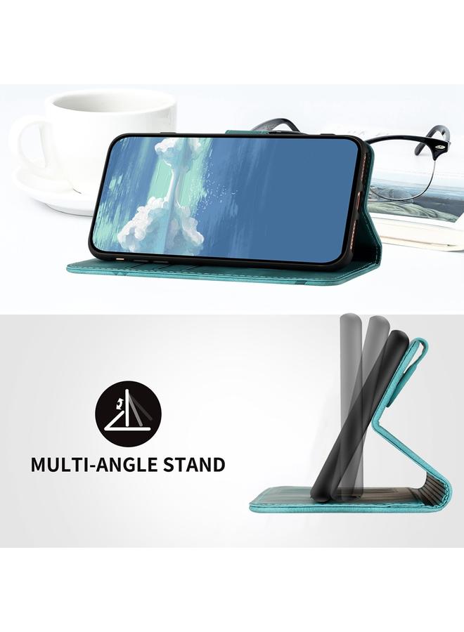 S-TOP Case For OPPO A60 Line Pattern Skin Feel Leather Phone Case - Image 4