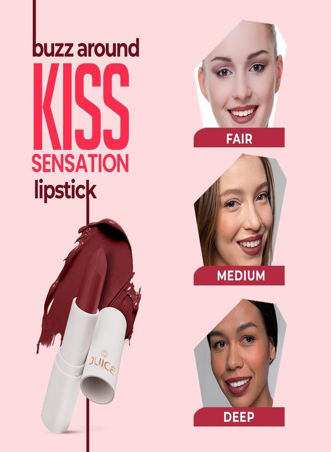 Juice Kiss Sensation Lipstick with Goodness of Bio Retinol, & SPF 15 UV protection - Image 4