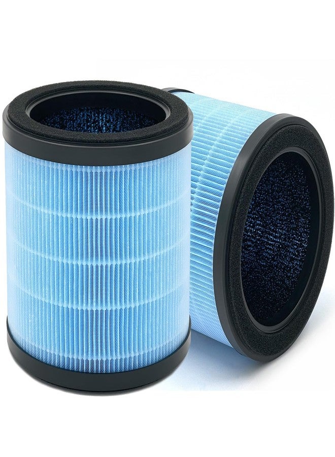 Slirceods AP070 Filter For Air Purifier, Compatible with Aircillin AP070A & AP070B, 2 Pack, Activated Carbon & High-efficiency HEPA Filter - Image 1