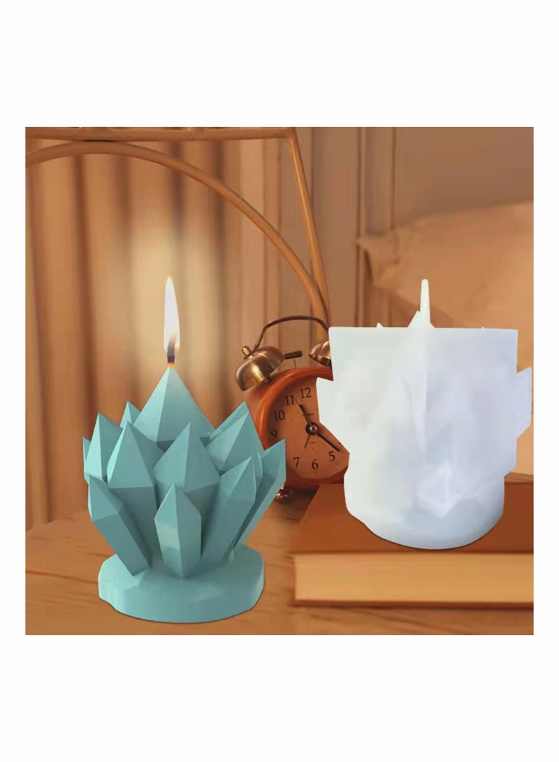 KASTWAVE Resin Candle Moulds, Silicone 3D Candle Mold for Epoxy Resin Casting DIY Art Craft Home Decor - Image 4