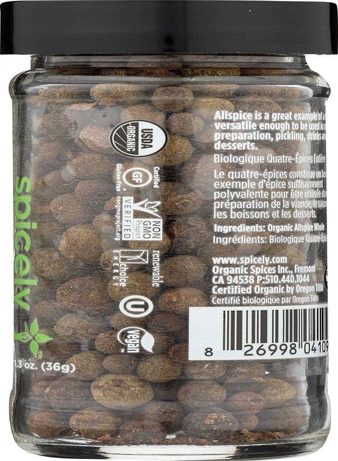 SPICELY Organic Allspice Whole, 1.3 OZ - Image 3