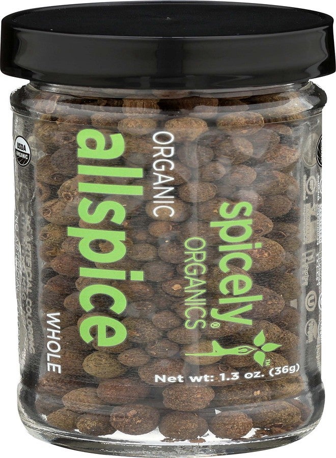 SPICELY Organic Allspice Whole, 1.3 OZ - Image 1