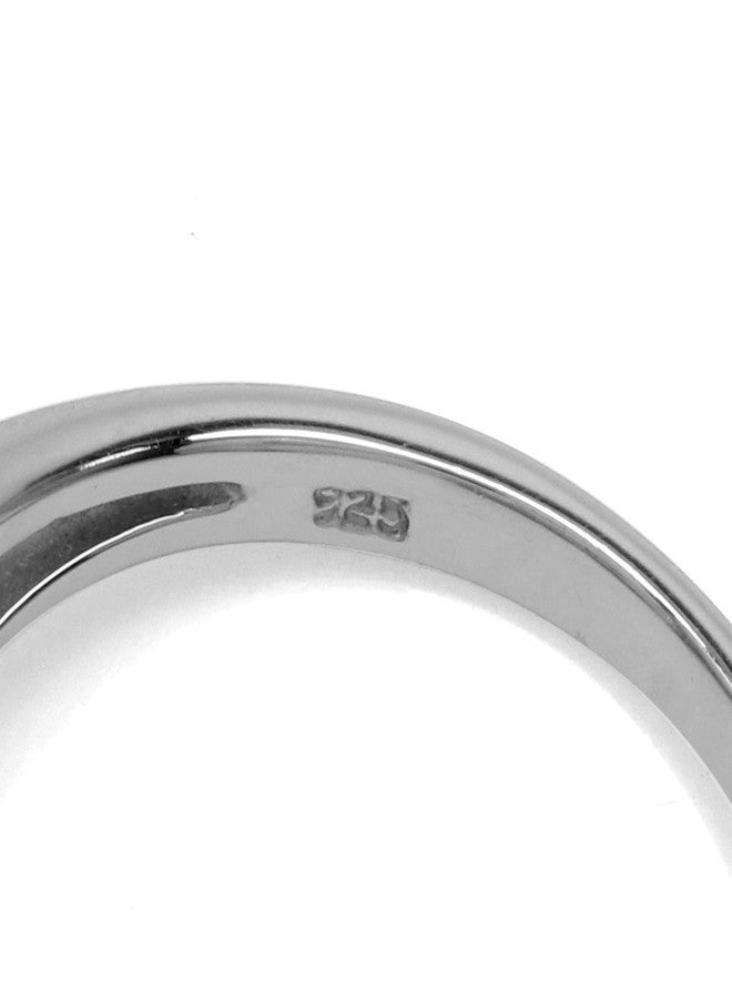 Silvershake 3.04ct. Mystic Fire Topaz 925 Sterling Silver Triquetra Celtic Knot Solitaire Ring Size 6 - Image 4