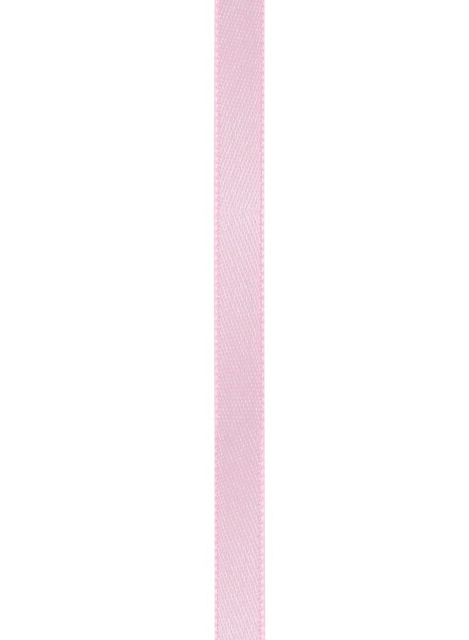 Simplegoal Double Face Pink Satin Ribbon 1/4 Inch X 50 Yards Polyester Pink Fabric Ribbon for Valentine's Day Crafts Flower Bouquet Sewing Arts Wedding Party Decoration - Image 2