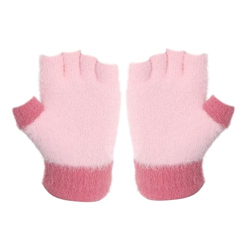 FabSeasons Acrylic warm Woolen Winter Fingerless knit cold weather fleece wool Gloves for Baby Boys & Baby Girls, fits for 1-3 years - Image 2