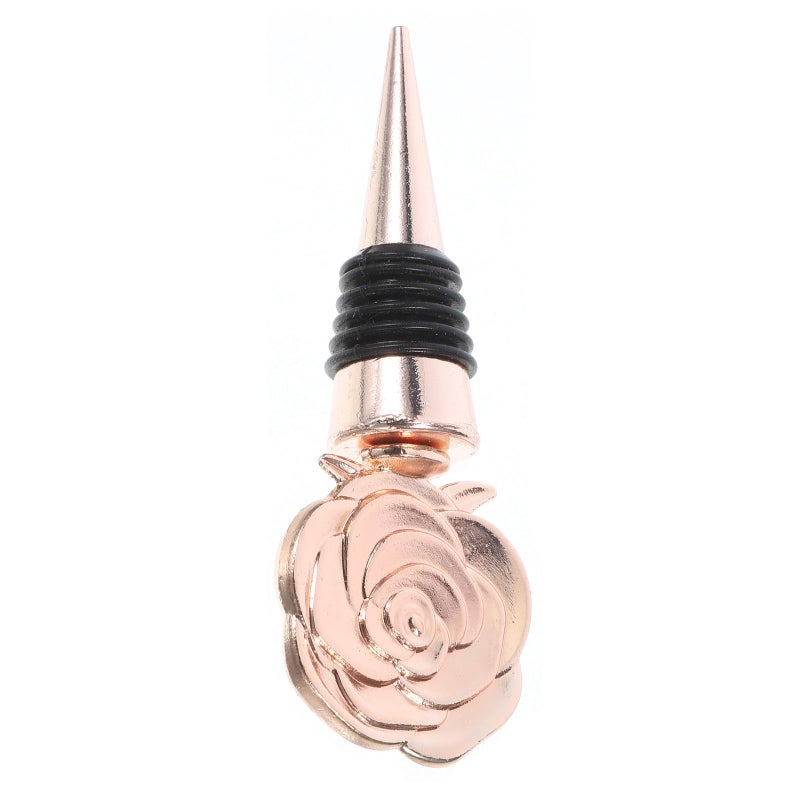 Rose Gold Wine Bottle Stopper and Sealing Plug Kitchen Gadget for Home Party Use - Image 2