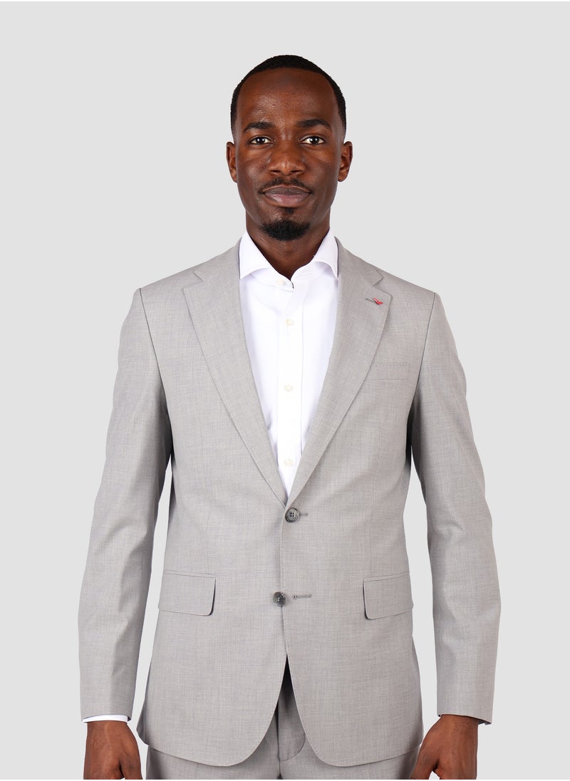 D'S DAMAT DS Damat Light Grey Classic Suit -41% Wool  - Image 1