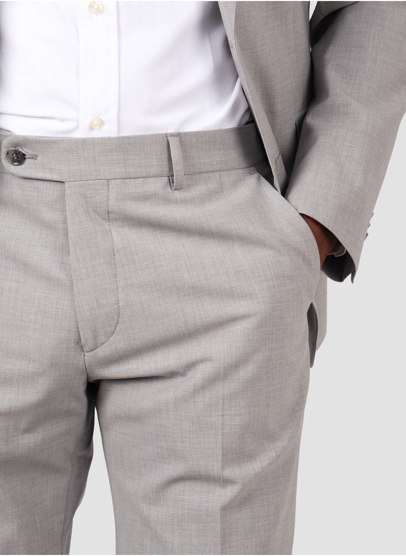 D'S DAMAT DS Damat Light Grey Classic Suit -41% Wool  - Image 5