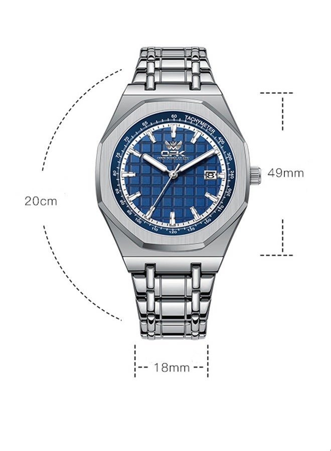 Mens Watch Luxury Stainless Stee Wristwatch IPX7 Waterproof Luminous Auto Date Display Watch Fashion Watch Business Watch - Image 4