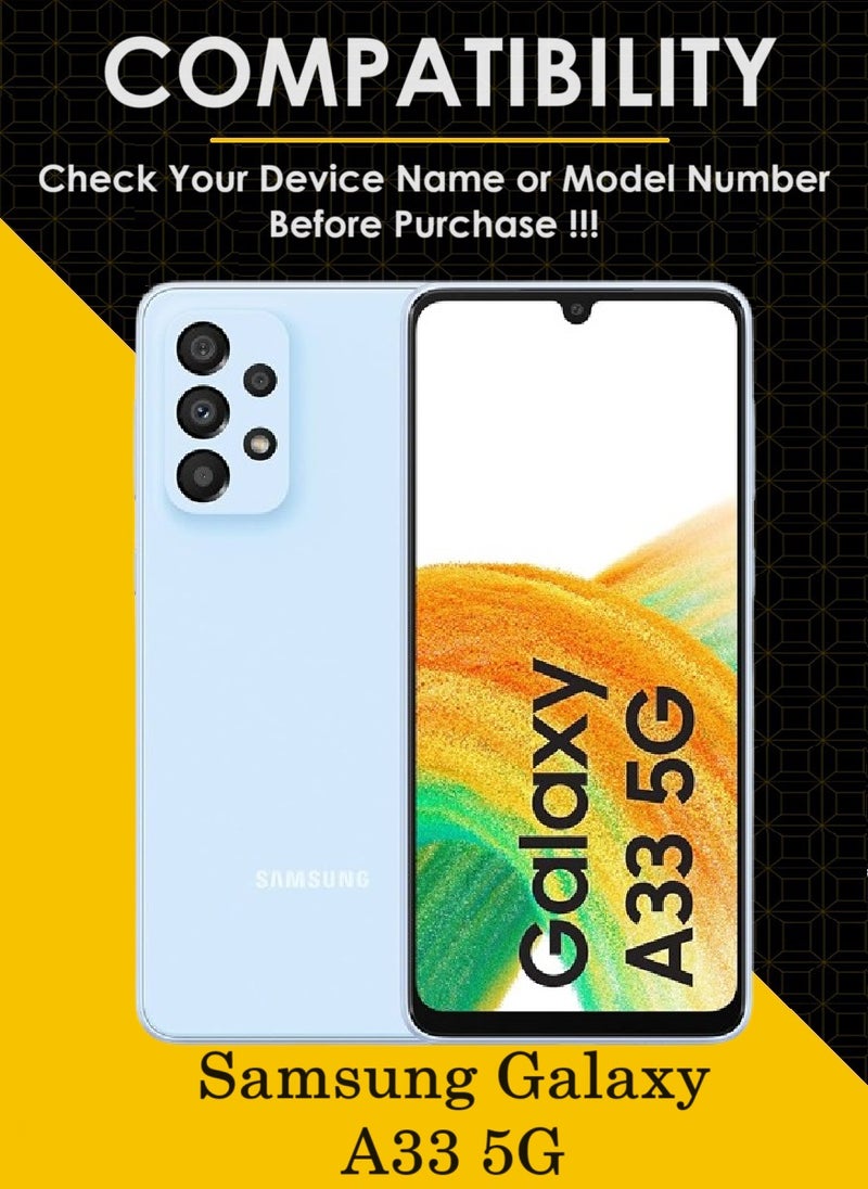 AINA Tempered Glass Screen Protector 5D Designed For Samsung Galaxy A33 5G Full Glue Edge to Edge Full Screen Coverage And Bubble Free - Image 3