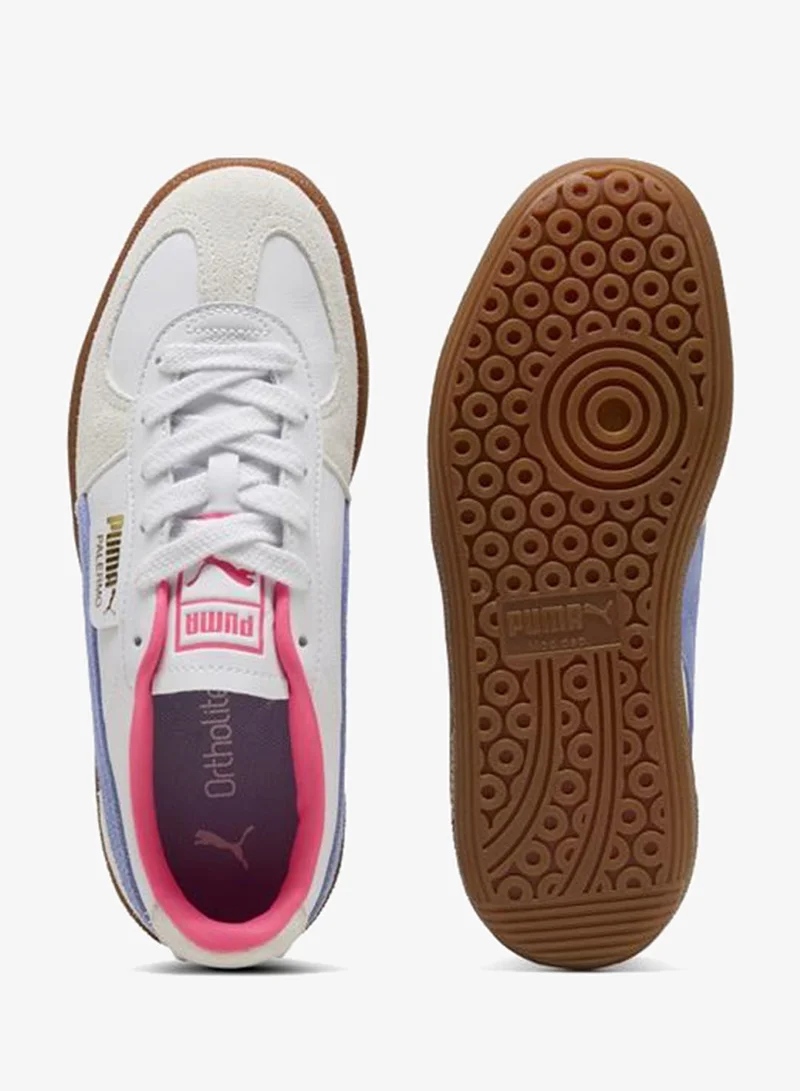 Puma PUMA White-Intense Lavender-Gum Palermo Sneakers Unisex for Men | Best Price UAE