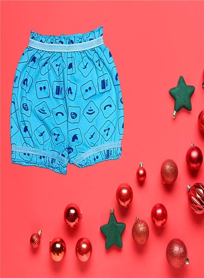 MIKONIKO 100% Soft Cotton Regular Fit & Comfortable Kids Unisex Underwear Bloomers Panty for Baby Girls and Boys Pack of 6_1-2 Years Multicolour - Image 3