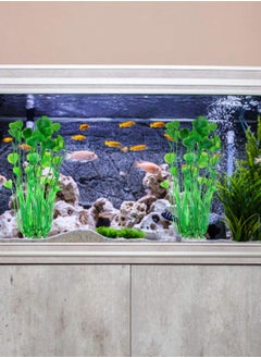 Y&D Artificial Aqua Plants, Aquarium Aquatic Plant Decorations, Plastic Underwater Decorations for All Fish (2 Pieces)  - Image 2